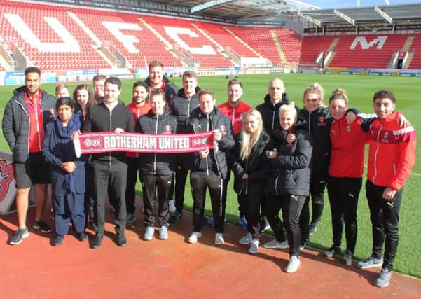 Rotherham United Community Sports Trust Team