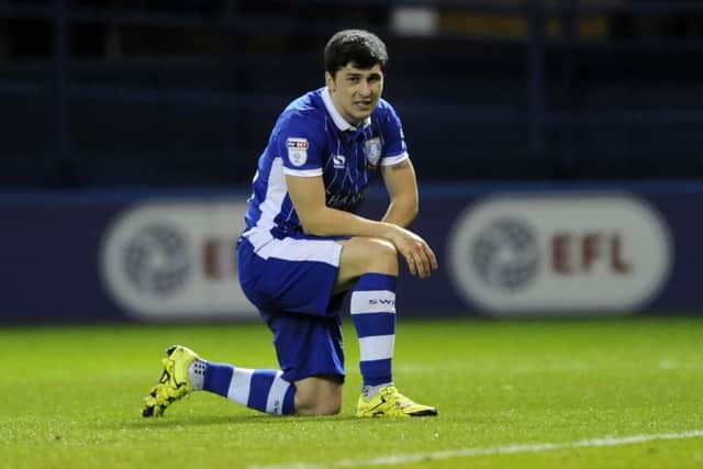 A frustrated Fernando Forestieri trying to find a second half winner...Pic Steve Ellis