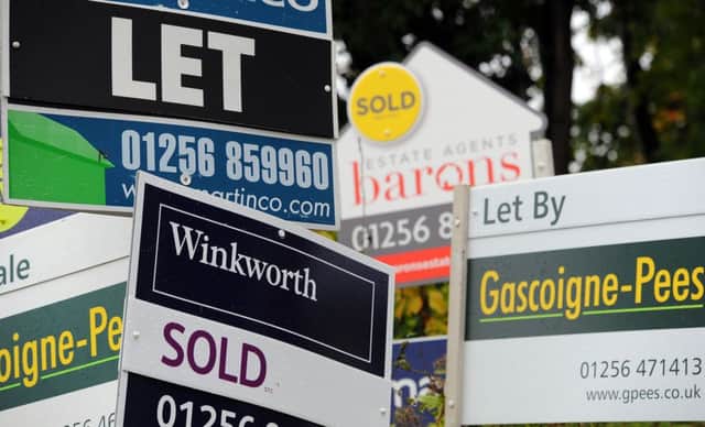 File photo of Sold, Let by, Let and For Sale signs. Annual house price growth slowed to the weakest rate seen in nearly four years in February, according to an index. PRESS ASSOCIATION Photo. Issue date: Tuesday March 7, 2017. House prices were 5.1% higher than a year earlier, marking the smallest increase seen since a 4.6% year-on-year rise in July 2013, Halifax said. Photo:  Andrew Matthews/PA Wire