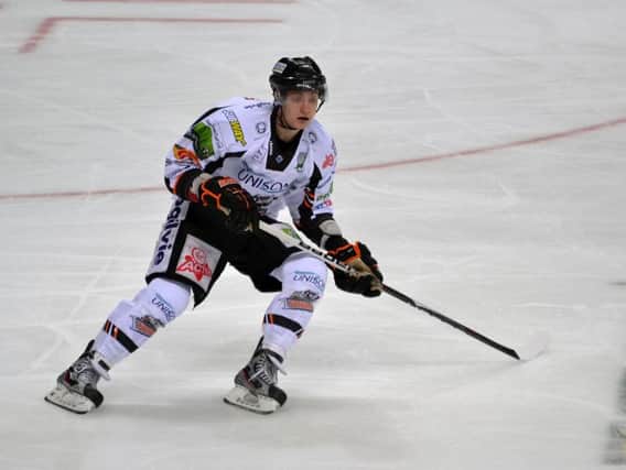 Tom Squires played 98 times for Sheffield Steelers between 2010 and 2012