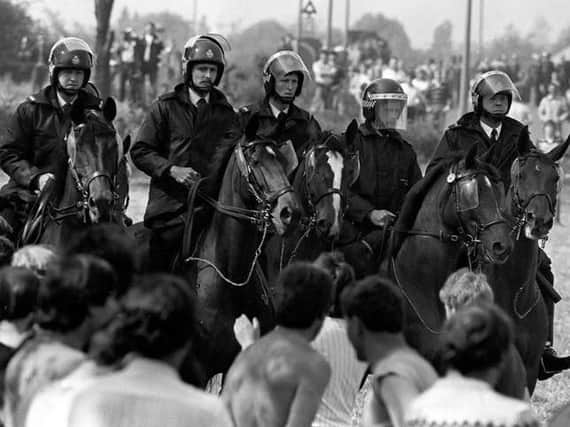 Police officers at the Battle of Orgreave