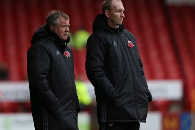 Alan Knill (right) says Sheffield United manager Chris Wilder deliberately targets intelligent players. Pic Simon Bellis/Sportimage