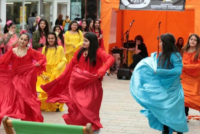 Dance show in The Moor. Picture: Glenn Ashley