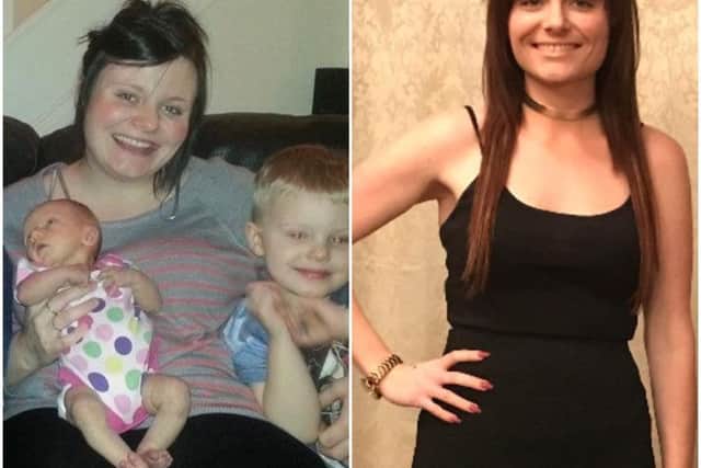 Doncaster mum Kayleigh Old before and after her weight loss