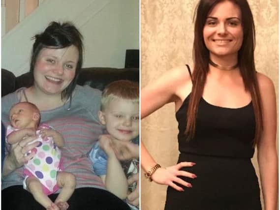 Doncaster mum Kayleigh Old before and after her weight loss
