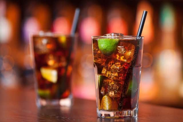 Cuba libre is a famouse cuban cocktail. It is made of:2 oz light rumjuice of 1/2 limesCoca-Cola
