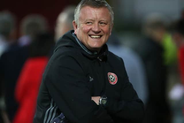 Chris Wilder is pleased to see Duffy and Caolan Lavery return to action. Pic David Klein/Sportimage