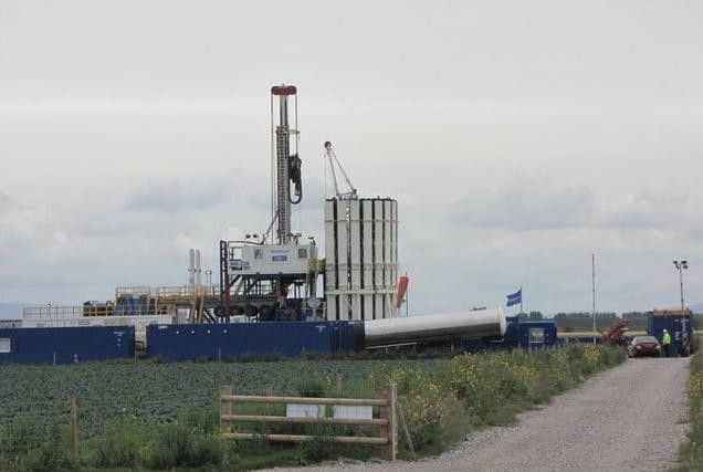 Fracking site stock picture
