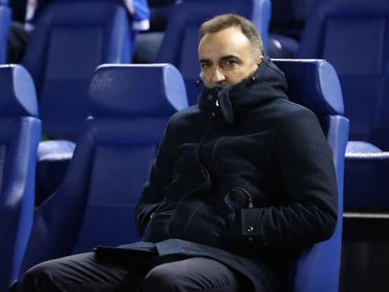 Sheffield Wednesday head coach Carlos Carvalhal. PIC: Simon Cooper/PA