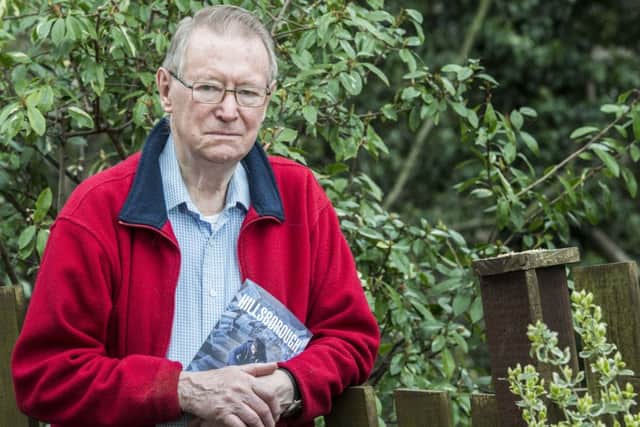 Author Brian Cranwell and his book about the Hillsborough Disaster