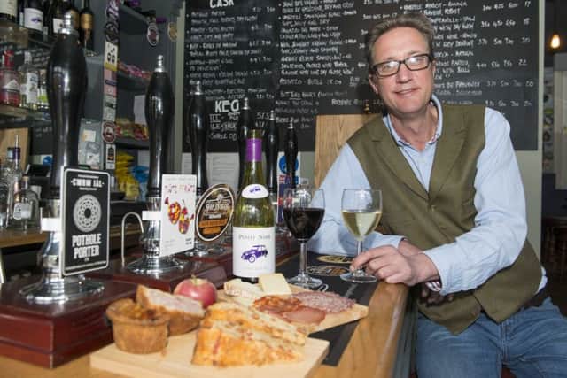 Tim Van Tromp at the The Beer House on Ecclesall Road with Wine, Cheese and Charcuterie