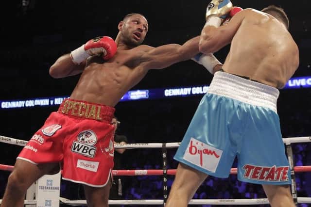 Kell Brook will be campaigning for the first time since his fight with Gennady Golovkin. Pic: Lawrence Lustig