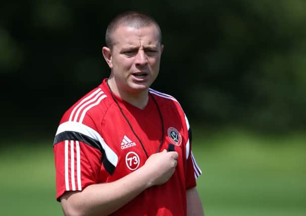 Sheffield United's academy manager Travis Binnion

Â© BLADES SPORTS PHOTOGRAPHY