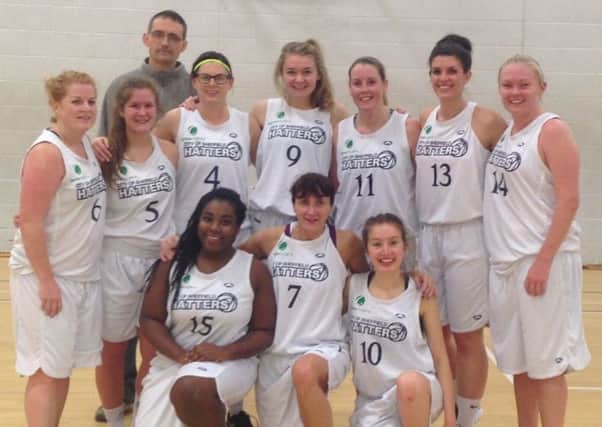 Sheffield Hatters' Yorkshire League side with lifesaver Caz Whitehurst on the right, back row