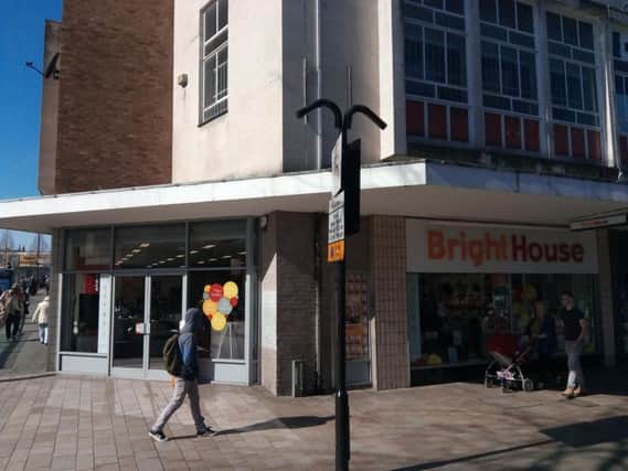 BrightHouse in The Moor, Sheffield city centre, after it was evacuated