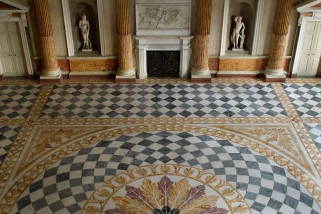 The amazing Marble Saloon inside Wentworth Woodhouse
