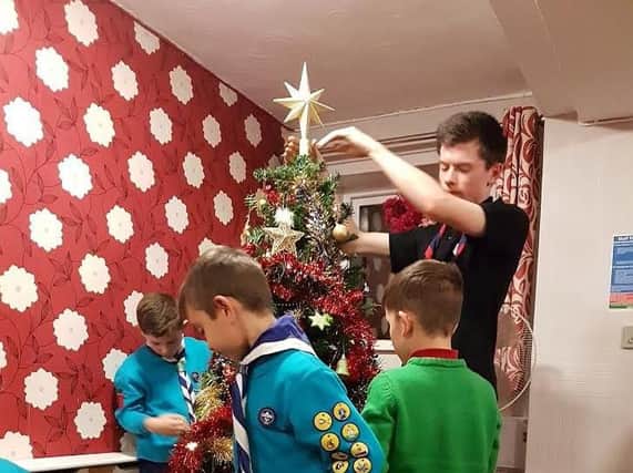 Making Christmas sparkle for residents at Silver Lodge Care Home in Chapeltown