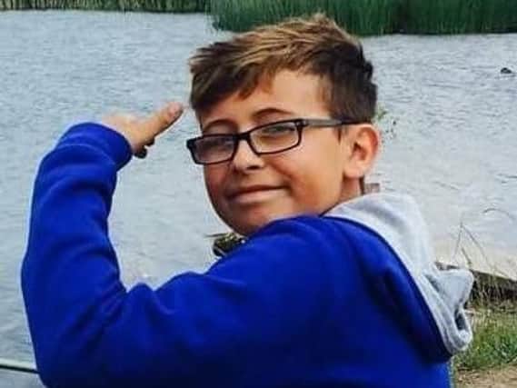 Jack Sheldon, aged 13, died in a shed fire