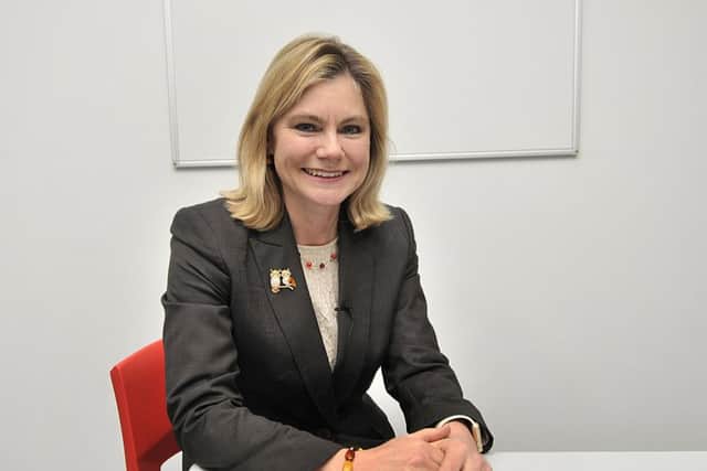 Secretary of State for Education Justine Greening Pic Richard Ponter 170320a