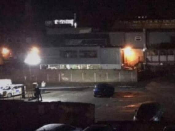 The incident took place between 1am and 2am on Monday at a car park off Frances Street in Doncaster town centre.