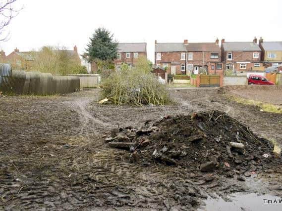 Rotherham Council says it is supporting efforts to improve the site's appearance
