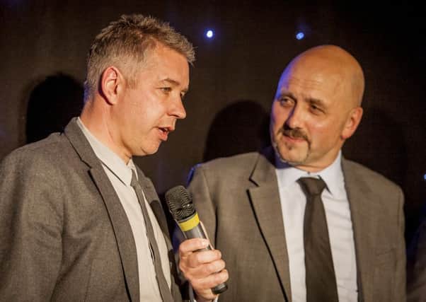 Darren Ferguson with Mark Clemmit at The Star Football Awards 2017