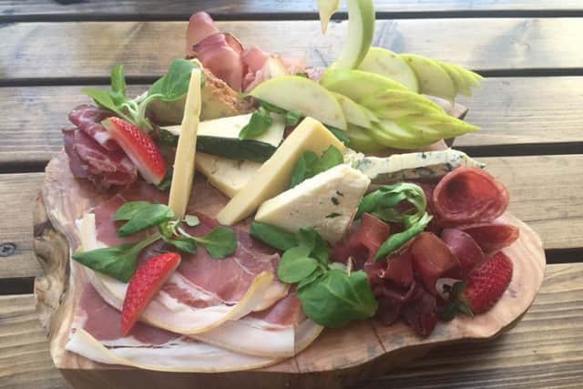 A sharing platter at Italian Kitchen, Sheffield
