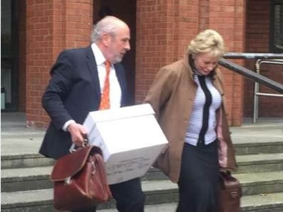 MEP Jane Collins outside court