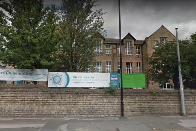 Nether Edge Primary School, where air pollution exceeds EU regulations