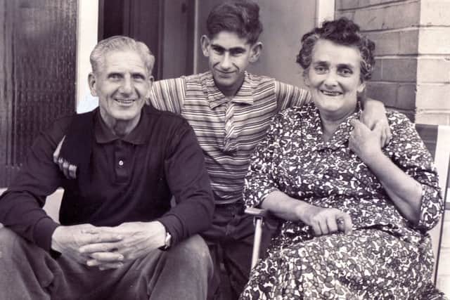 George Raynor at the time he took over at Rovers with his wife, Phyllis and youngest son, David.