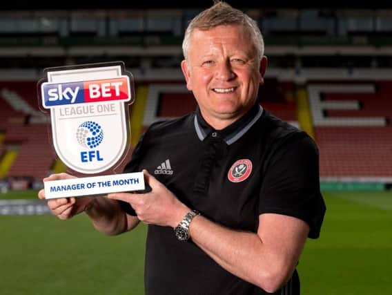 Another award for Chris Wilder