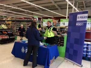 Police during Operation Duxford