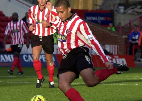 Curtis Woodhouse in his Blades playing days