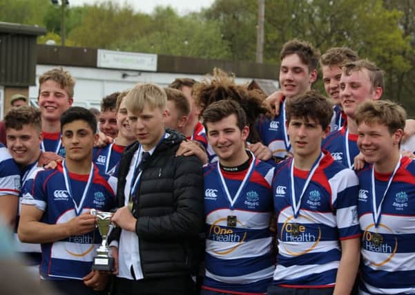 Sheffield RUFC Colts, who wonThe Under-17/18 Yorkshire Cup