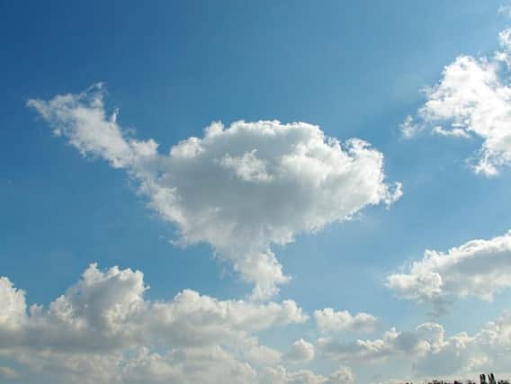 The "turkey" cloud over Sheffield. (Photo: Simon Dell).
