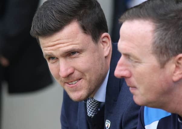 Gary Caldwell and Steve Eyre want winners at the Proact