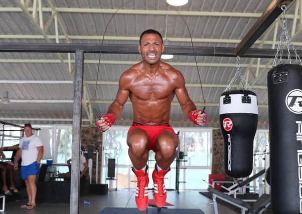 Kell Brook training in the Canary Islands.
PIC: LAWRENCE LUSTIG