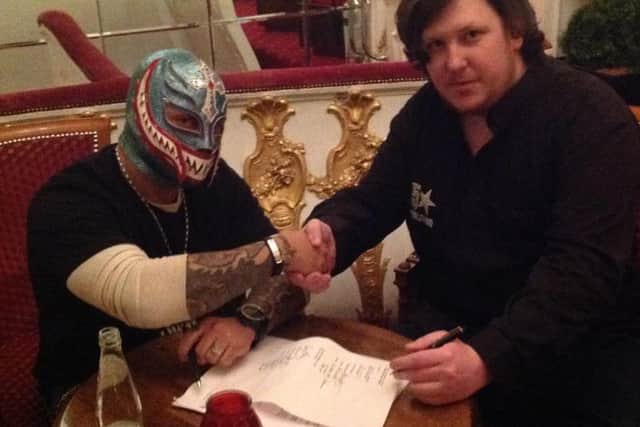Promoter Daniel Hinkles has already signed former WWE legend Rey Mysterio.