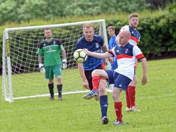 Twenty two teams of nine players took part in Saturday's charity match at Norton