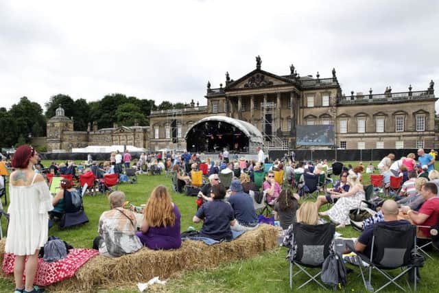 Wentworth Woodhouse stately home forms the spectacular backdrop for the new festival