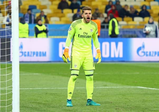 Benfica's 23-year-old goalkeeper Ederson, who is all set to complete a record transfer to Manchester City, according to today's rumour mill.