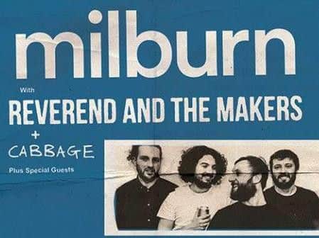 Milburn, Reverend and the Makers, Cabbage and more heading for Sheffield Don Valley Bowl on Friday, June 2.