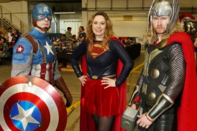 Thousands of superhero fans - many in costume - plan to assemble for a family fun weekend at Sheffield Arena.