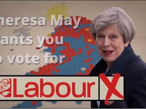 A still from the Liberal Democrat video aimed at Labour voters