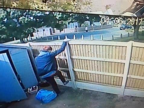 This man was seen outside a bungalow broken into in Bessacarr