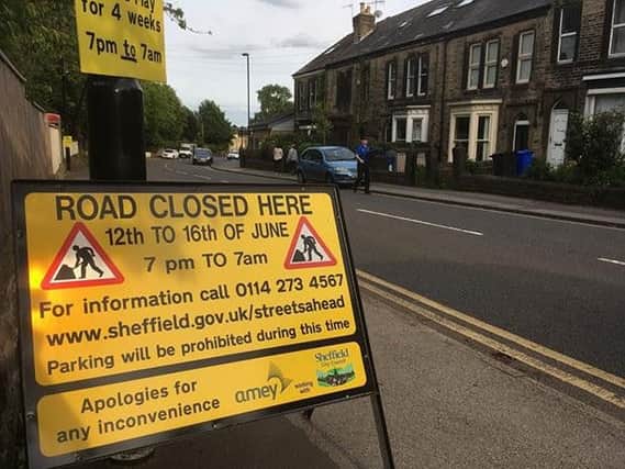 Part of Manchester Road in Crosspool will be closed 7pm-7am from Monday, June 12 to Friday, June 16June forStreets Aheadwork.