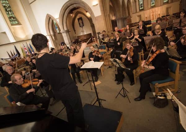 Hallam Sinfonia in action in March 2015