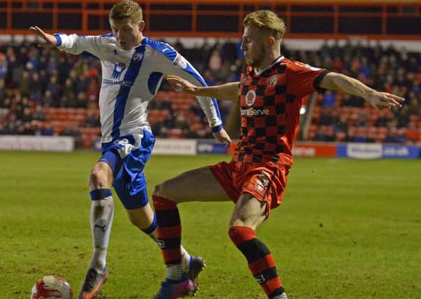 Barnsley signing Jason McCarthy in action for Walsall against Chesterfield last season. Photo 

Andrew Roe