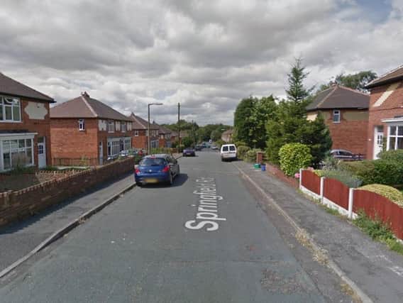 The fire broke out at a property in Springfield Road, Wickersley, Rotherham at around 7.30pm last night.