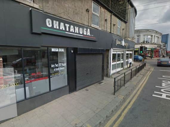 A man was attacked outside a takeaway in Hillsborough